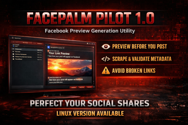 FacePalm Pilot Preview Utility