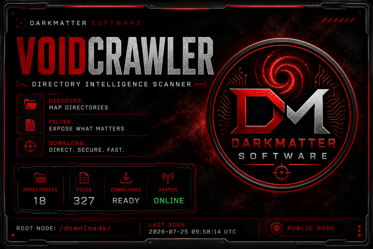 VoidCrawler 2.2.1 | Dark Directory Intelligence & Plug-and-Play File Server CMS