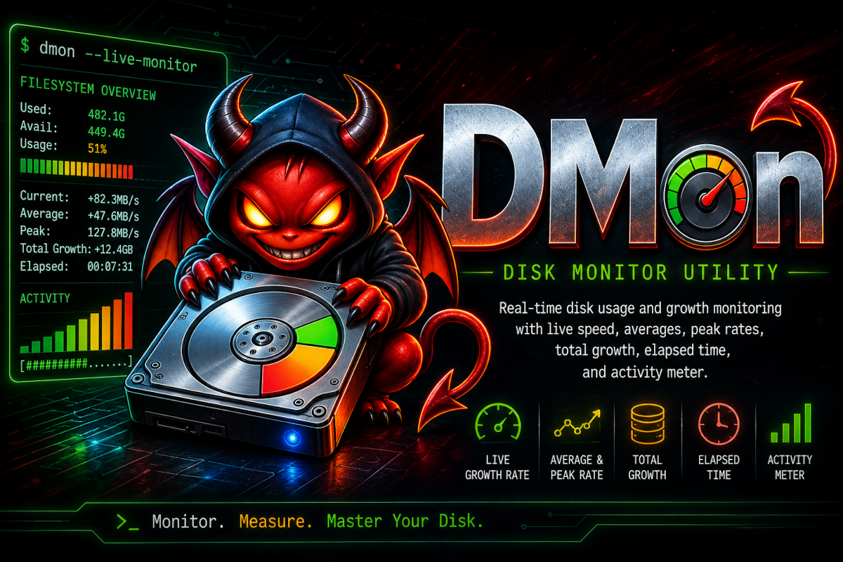 DMon Disk Monitor Utility promotional image