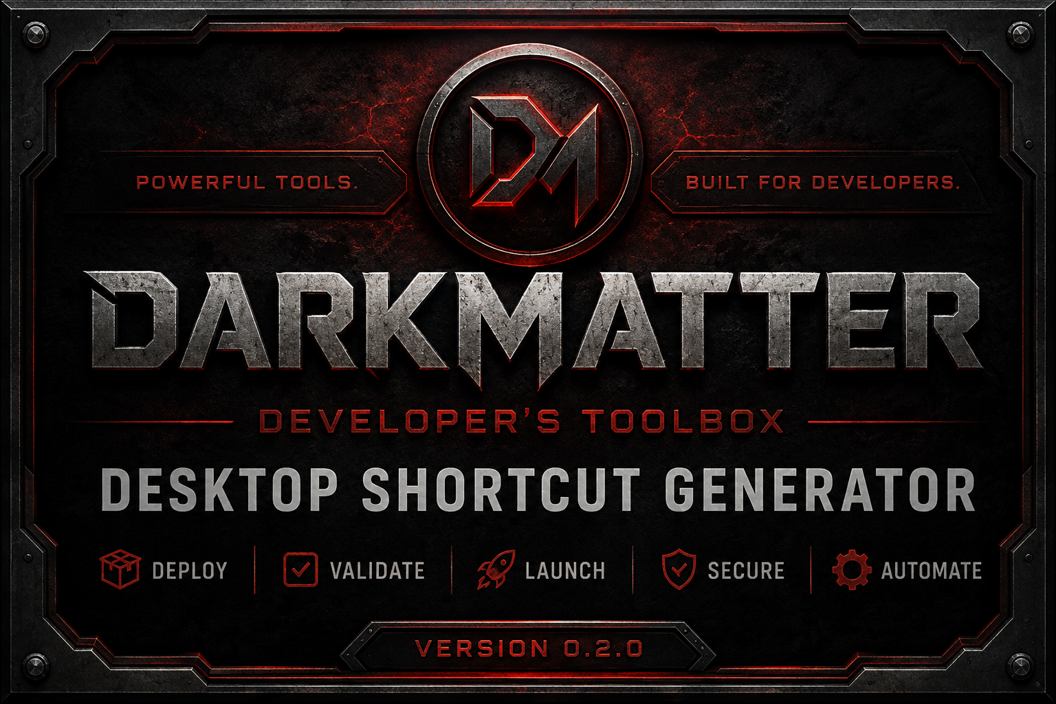 DarkMatter Desktop Shortcut Generator 0.2.1